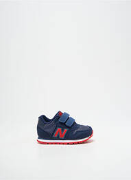 Baskets fermeture lacets bout rond bleu NEW BALANCE garcon