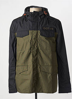 Blouson col col montant noir SCHOTT homme
