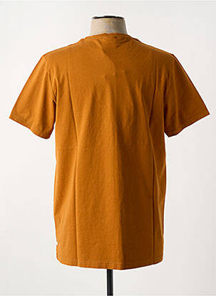 T-shirt col rond jaune KULTE homme