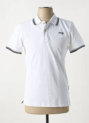 Polo blanc SCHOTT pour homme seconde vue