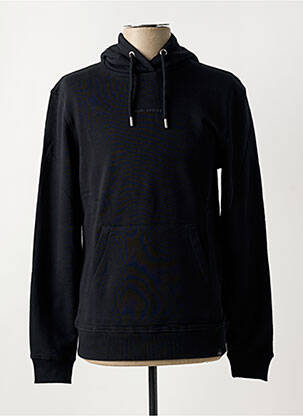 Sweat-shirt à capuche col rond noir CASUAL FRIDAY homme