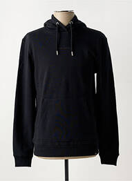Sweat-shirt à capuche col rond noir CASUAL FRIDAY homme
