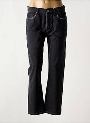 Jean coupe Mom noir F.A.M. pour femme