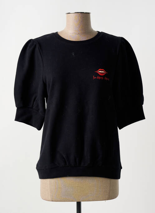 Sweat-shirt noir LA PETITE FRANCAISE pour femme
