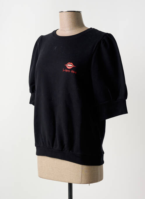 Sweat-shirt noir LA PETITE FRANCAISE pour femme