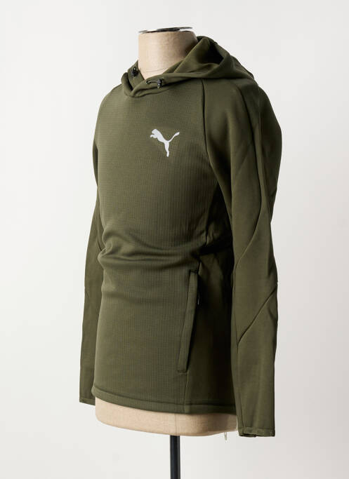 Sweat-shirt à capuche vert PUMA pour homme
