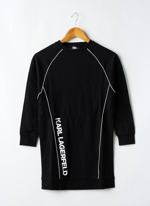 Robe courte noir KARL LAGERFELD pour fille