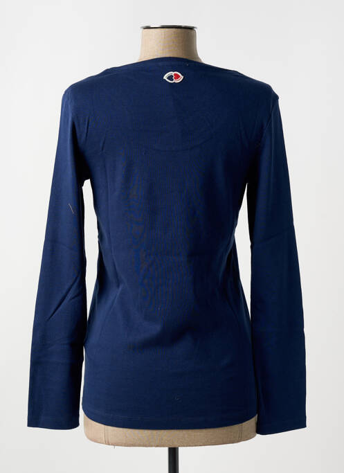 T-shirt bleu LA PETITE FRANCAISE pour femme