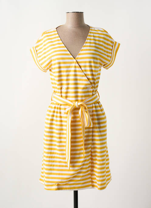 Robe mi-longue jaune ARMOR LUX pour femme