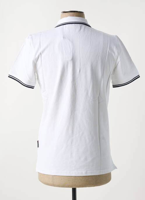 Polo blanc SCHOTT pour homme