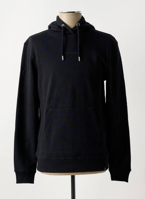Sweat-shirt à capuche noir CASUAL FRIDAY homme