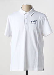 Polo blanc SCHOTT pour homme seconde vue