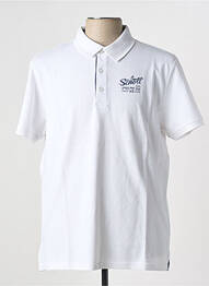 Polo blanc SCHOTT homme