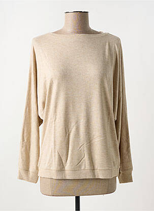 Sweat-shirt col rond beige TRIUMPH femme