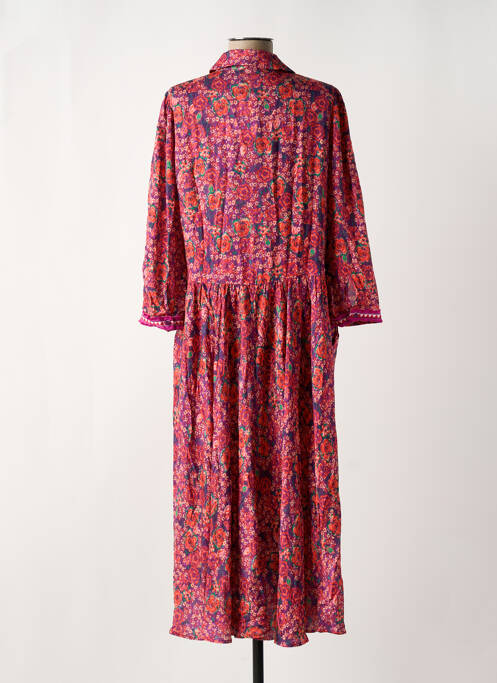 Robe mi-longue violet WILD pour femme