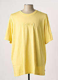 T-shirt col rond jaune LEVIS homme