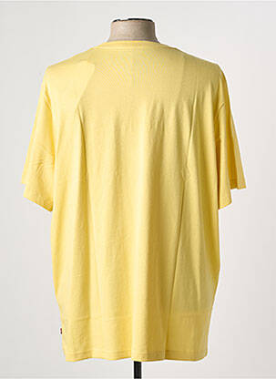 T-shirt col rond jaune LEVI'S homme