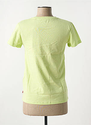 T-shirt col rond vert LEVI'S femme