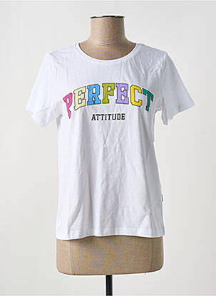 T-shirt blanc NOISY MAY pour femme