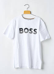 T-shirt blanc HUGO BOSS pour garçon seconde vue