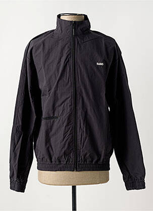 Imperméable col col montant noir RAINS homme
