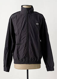 Imperméable col col montant noir RAINS homme