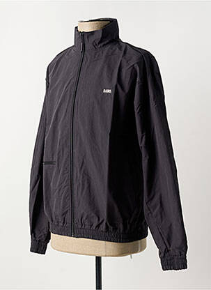 Imperméable col col montant noir RAINS homme