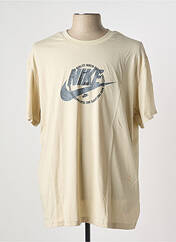 T-shirt beige NIKE pour homme seconde vue