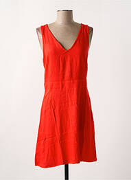 Robe courte col v rouge VILA femme