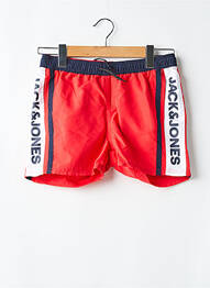 Short de bain rouge JACK & JONES garcon