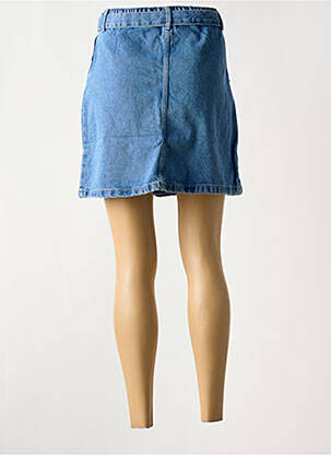 Mini-jupe bleu PIECES femme