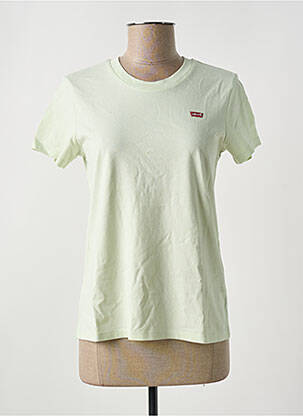 T-shirt col rond vert LEVI'S femme