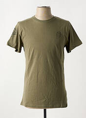 T-shirt vert SCHOTT pour homme seconde vue