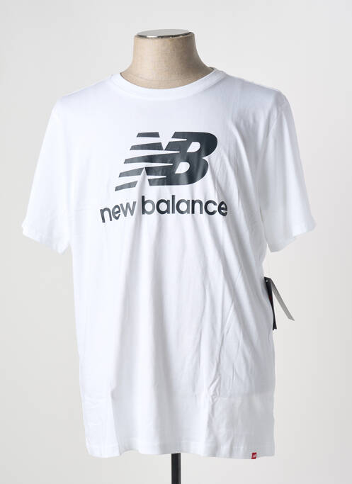 T-shirt blanc NEW BALANCE pour homme