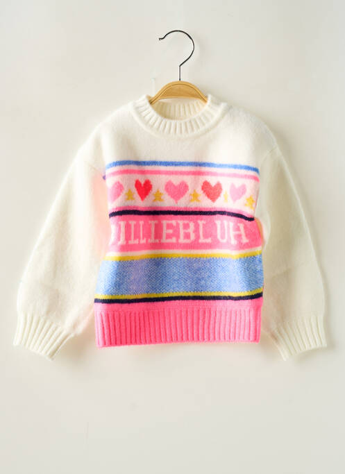 Pull col rond beige BILLIEBLUSH fille