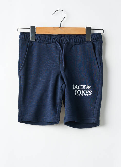 Short bleu JACK & JONES pour garçon