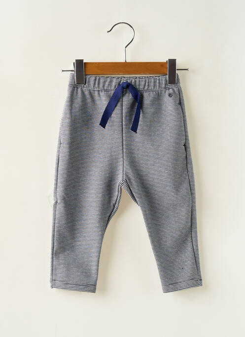 Pantalon droit bleu PETIT BATEAU pour garçon