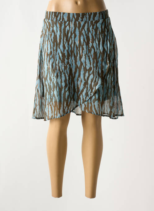 Jupe mi-longue bleu VILA pour femme