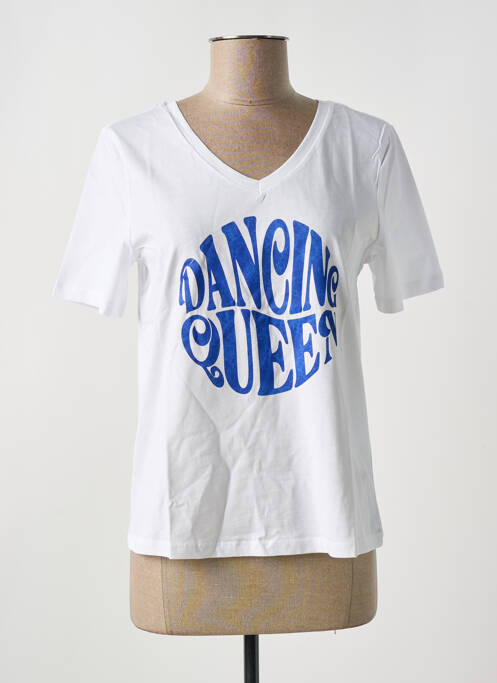 T-shirt blanc PIECES pour femme