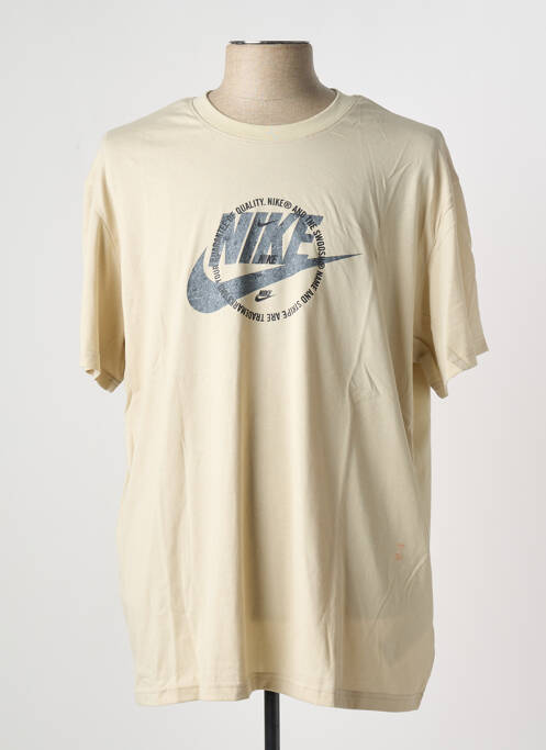 T-shirt beige NIKE pour homme