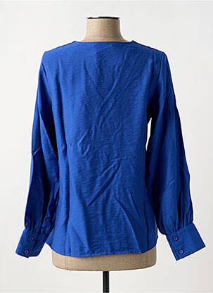 Top col v bleu LA FEE MARABOUTEE femme