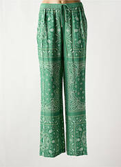 Pantalon large vert TOMMY HILFIGER pour femme seconde vue