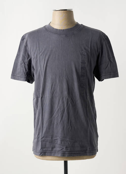 T-shirt gris CALVIN KLEIN pour homme
