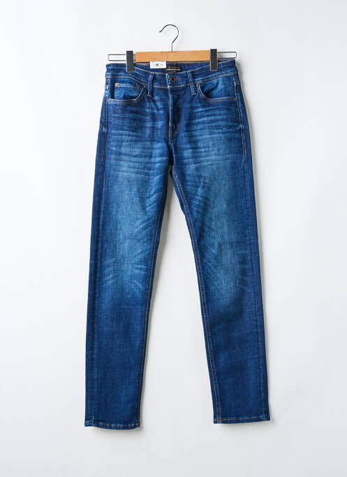Jeans coupe droite bleu JACK & JONES pour homme
