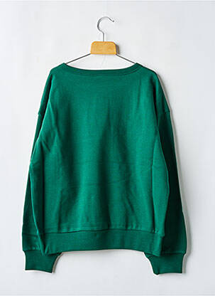 Sweat-shirt col rond vert PETIT BATEAU garcon