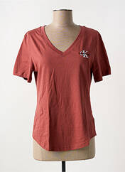 T-shirt rouge CALVIN KLEIN pour femme seconde vue