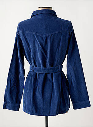 Veste casual col rond bleu PIECES femme