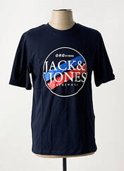 T-shirt bleu JACK & JONES pour homme seconde vue