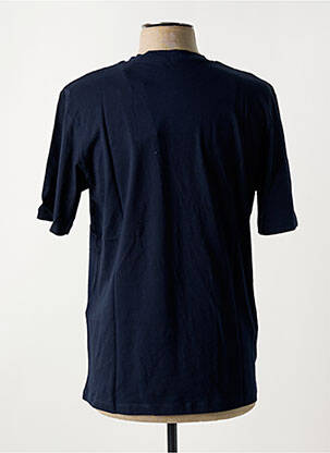 T-shirt col rond bleu JACK & JONES homme
