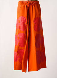 Pantalon large orange ADIDAS femme